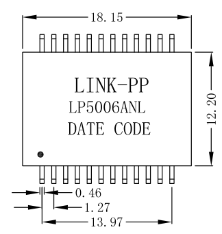 100/1000 Base - T POE+ Transformer Ethernet Isolation