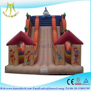 China Hansel guangzhou inflatable slide ,big inflatable slides ,bouncy castle for sale on sale