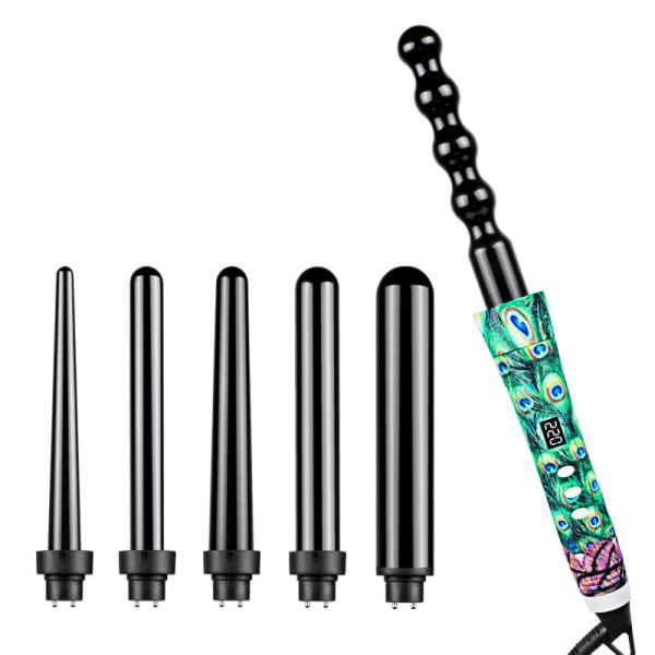 6 In 1 Interchangeable Curling Iron Set PTC Quick Heating Tube