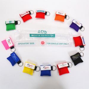 China First Aid Emergency Cpr Face Shield Keychain Mask Cpr Medical Supplies wholesale