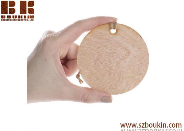 Quality Unfinished Wood Round Laser Cut Ornaments Christmas tree ornaments Holidays Gift Ornament for sale