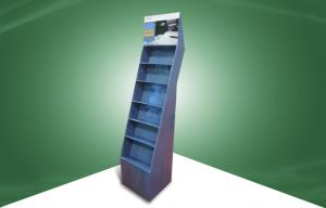 China Retail Grey Cardboard Free Standing Display Units , Custom Display Stands For Promotion wholesale