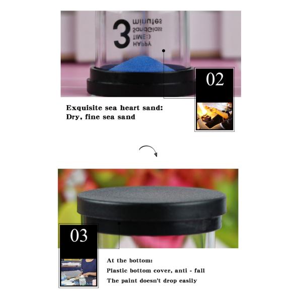 15 Min Sand Timer Hourglass Mini Logo Customized For Timing