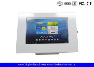 China Rugged Customized Metal Tablet Display Stand For Both Desktop Base wholesale