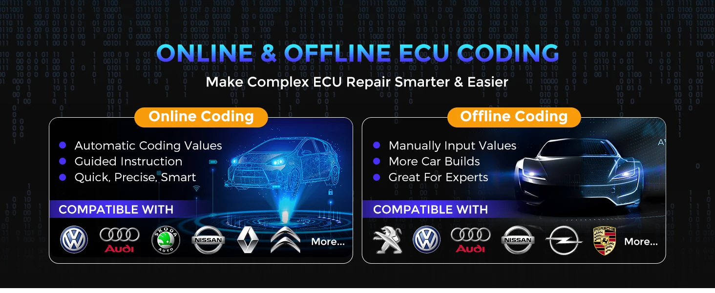 OTOFIX D1 Max Diagnostic Scanner Bi-Directional Bluetooth Scan Tool ECU Coding OBD2 Diagnostic Tools 2 Year Free Update