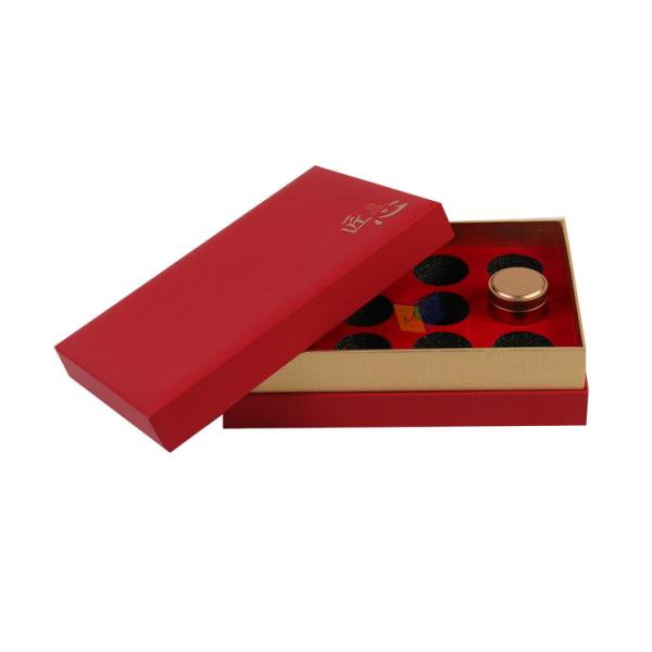 Stamping Printing Handling Design Tea Tin with Custom Logo Printed Packaging Box