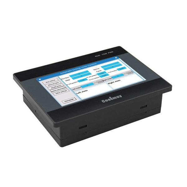 Quality 4.3'' TFT RS232 Touch Screen HMI PLC Combo 60k Color PLC Automation Control Panel for sale