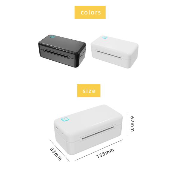 Label Express Waybill Product Price Sticker USB Bluetooth 3 Inch Thermal Barcode Printer For MAC OS Windows Android IOS