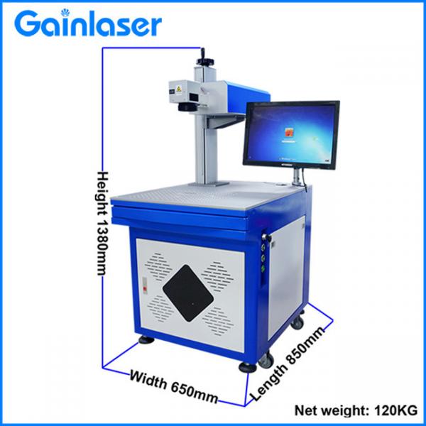 Gainlaser Movable 355nm UV Laser Marking Machine For Ceramic