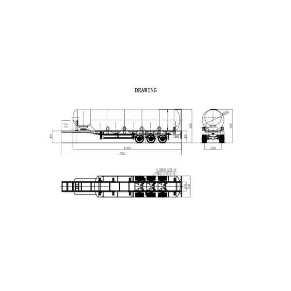 Al Silo Tank Feed Bulker Adopting Impeller Type Air Compressor