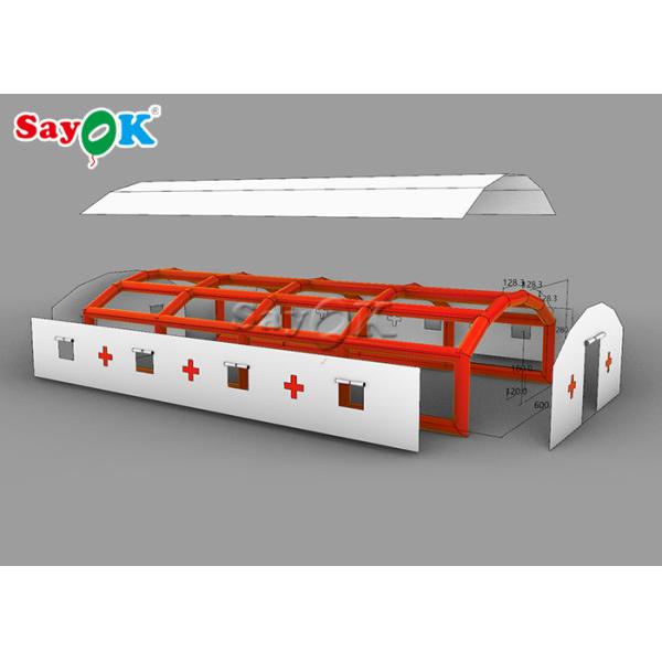 Air Inflatable Tent Custom Mobile Inflatable Medical Tent Disinfection Channel Tent Safe And Durable
