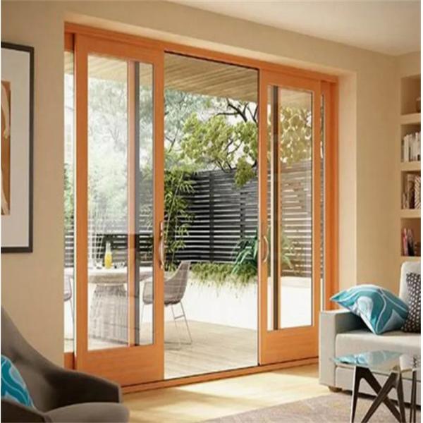 Customizable Soundproof Aluminum Sliding Double Glass Doors With 10 Sealing Layers