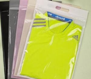China Clear Transparent Pvc Bag , Clothes Pin Pvc Hanger Bag Three Side Seal wholesale