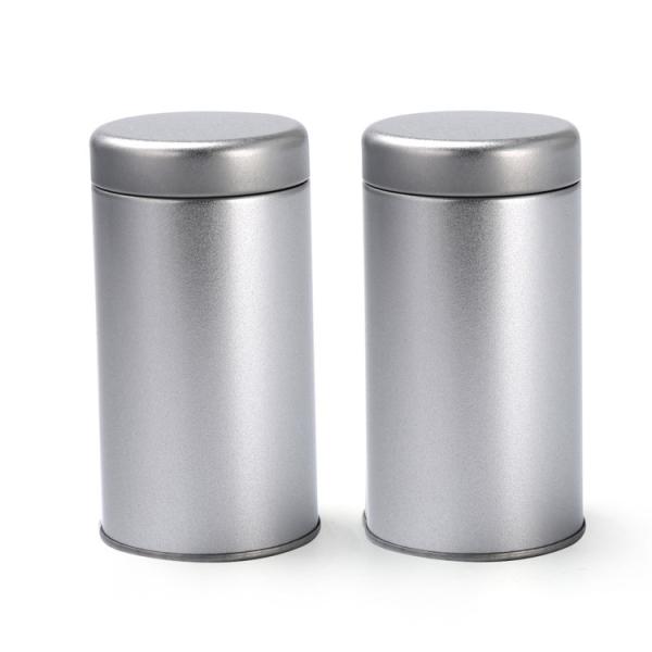 Wholesale Empty Tea Tins Loose Leaf Tea Containers Round Metal Containers with