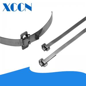 China Construction Advanced Cable Ties , Wire Reinforced Cable Ties Anti Oxidative wholesale