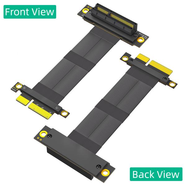 270° Reverse PCI-E Slot PCI-e 4X Extension Cable Boost Your Data Transfer Efficiency