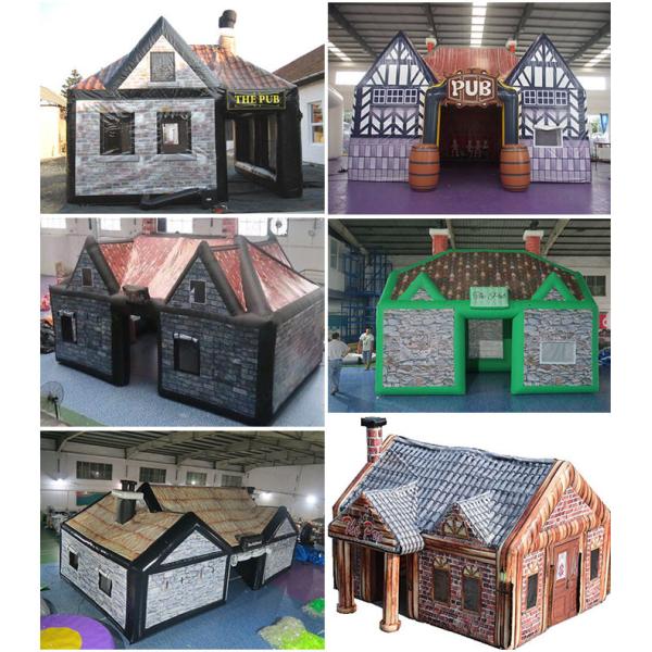 Customized PVC Tarpaulin Inflatable Event Tent House For Party