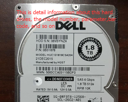 Stock HGST 0B31878 RF9T8 HUC101818CS4204 1.8TB 10000RPM 1.8TB 10K SAS 2.5 6GB Hard Drives 1.8TB