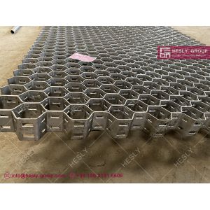 Exporting AISI309 Hex-Mesh Grating Refractory Lining 19mm height X 1.5mmTHK |