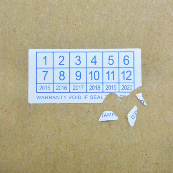 Matt White Destructible Vinyl Labels Ultra Thin Custom Print 10 ~ 100mm Size