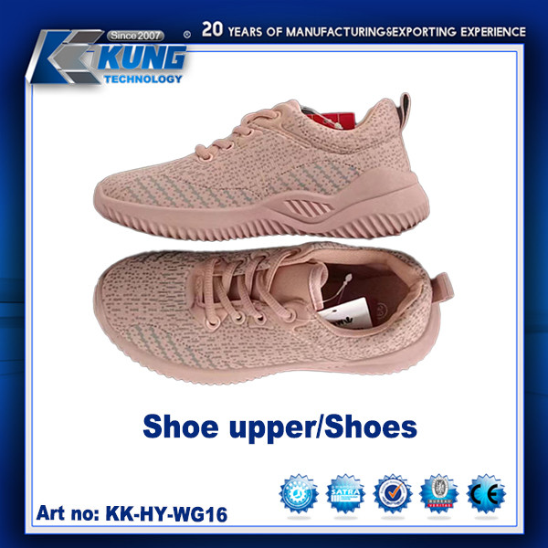 Customized Logo Printing Children Safety Shoes Upper High Elastic