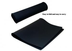 China 18.5'' Black Silicone Plastic Dog Food Mats Eco Friendly Table 390g For Home wholesale