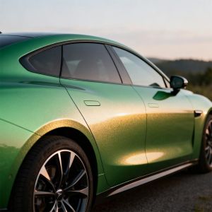 Buy cheap Matt Magic Green Gold Vinyl Wrap Customized Holographic Wrap For Cars HYH1048 from wholesalers