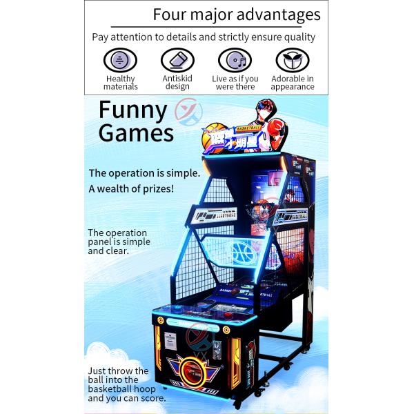 Arcade Coin Operated Amusement Park Facility Basketball Arcade Game Machine