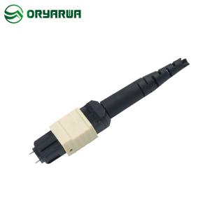China OM1 OM2 MPO Fiber Connector Types Male For Multimode 3.0MM Fiber Cable on sale