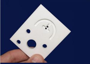 China Fully Fired 99.9% Alumina Custom Ceramic Plates Ceramic Guide Plate For Solar on sale