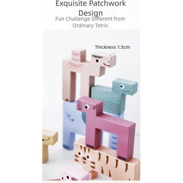 2025 New Animal Block Puzzle 3d Block Puzzle Educational Toy for Kids