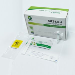 China COVID-19 Ag Rapid Antigen Self Test 25 Tests/Kit CE For Nasal Swab Specificity 100% wholesale