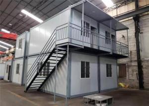 China Environmental Friendly Prefabricated Shipping Container House For Labor Camp / Office / Workers Accommodation wholesale