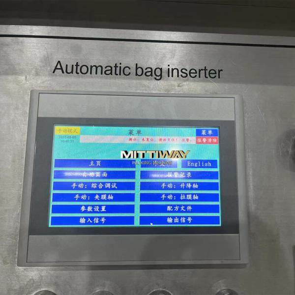 Poly Bag Inserter Robot Bag Case Packer Line Machine Automatic