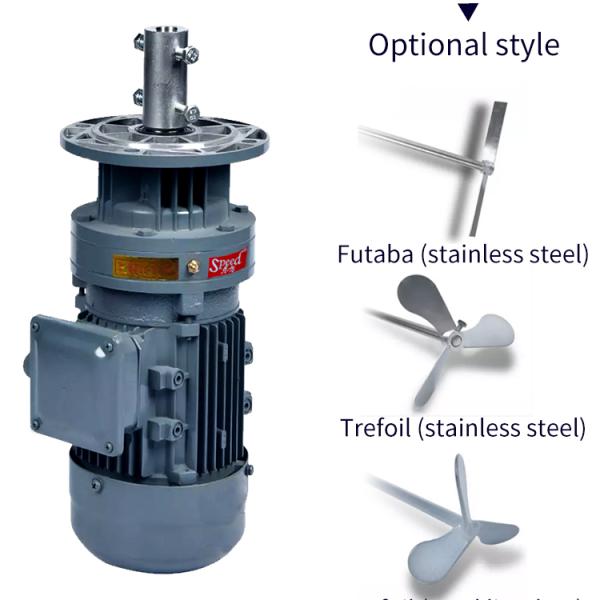 Professional installation of industrial mixer in treatment facility