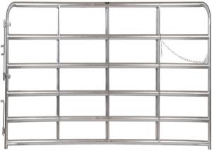 51″ inches in height Consist of 2″ Galvanized O.D. round tubular steel farm fence