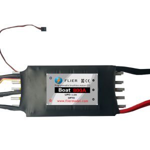 Black Super High Voltage ESC 3-22S 800A Rc Boat Speed Controller 227*103*53mm