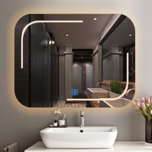 China SONSILL Luxury LED Bathroom Mirrors Hotel Wall Mount Single Label on sale