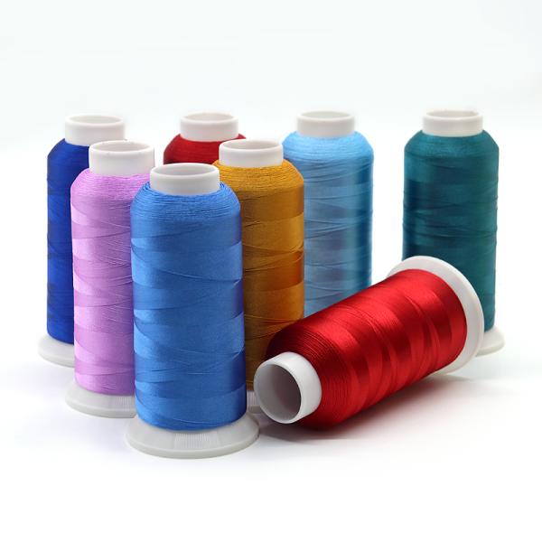 Polyester Thread Customizable Glossy Hilo Para Bordar for High Speed Machine Embroidery