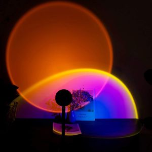 Smart Sunset Lamp, WiFi Sunset Projector Light 16 million Color work with Alexa