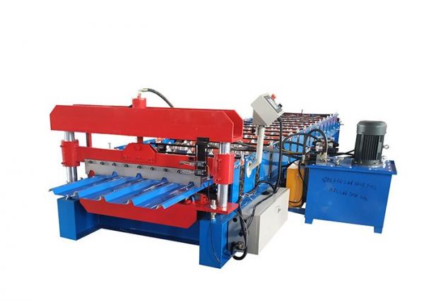 Quality Trapezoidal Type Galvanized Ppgi Roofing Roll Forming Machine for sale