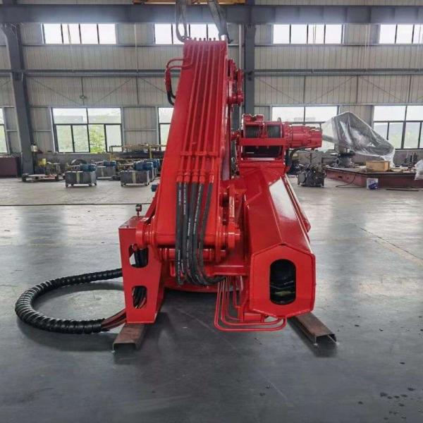 Foldable Arm Mobile Harbour Crane Ship Mounted Crane CE SGS