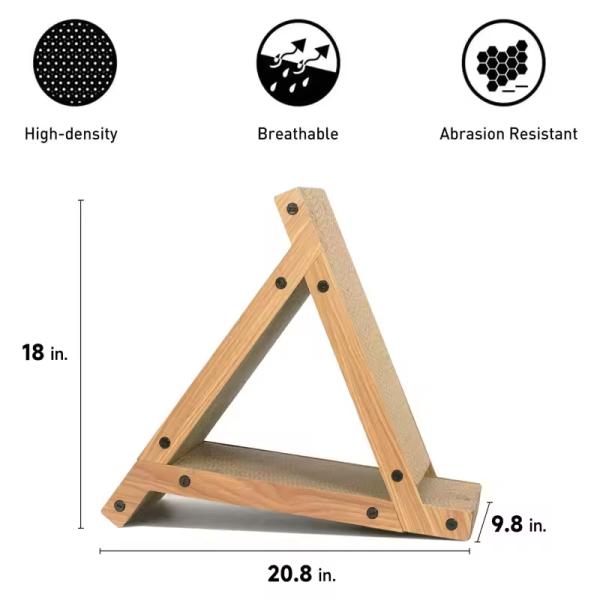 MEOW LOVE Luxury Retro Style Cat Scratch Board Sustainable Corrugated Paper Pet Bed for Small Animals Comfortable Modern Sofa