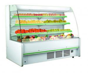 China Three Shelves Cooler Multideck Open Display Refrigerator R404 / R22 Refrigerant wholesale