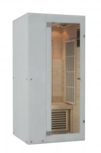 China 1340 W Single Person Infrared Sauna Cabin, Tempresed Glass Mini Sauna wholesale
