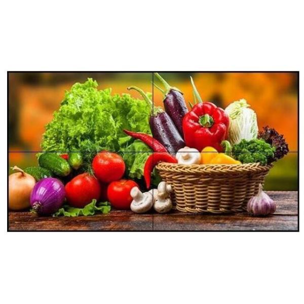 SLCD 55'' 65'' 75'' 2K FHD Spliced LCD Panel Customized 3.5mm Ultra Slim Bezel