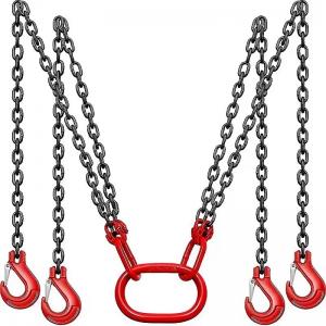 China Double Hook Four Hook Sling Ring Lifting Chain Sling for Heavy-Duty Construction wholesale