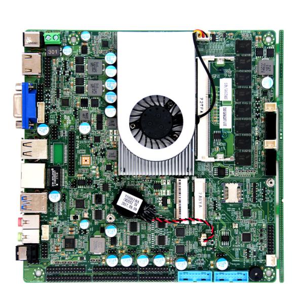 Quality 6 COM Industrial Mini ITX , Thin ITX Motherboard Core 5th Broadwell-U i3 5010U for sale