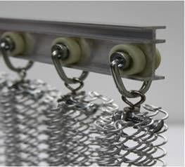 Aluminum Metal Coil Curtain For Restaurant Interior Decoration With Accessories