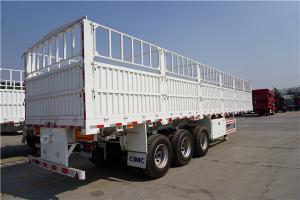 China tons per 40ft container fence semi trailer in truck trailer - CIMC wholesale